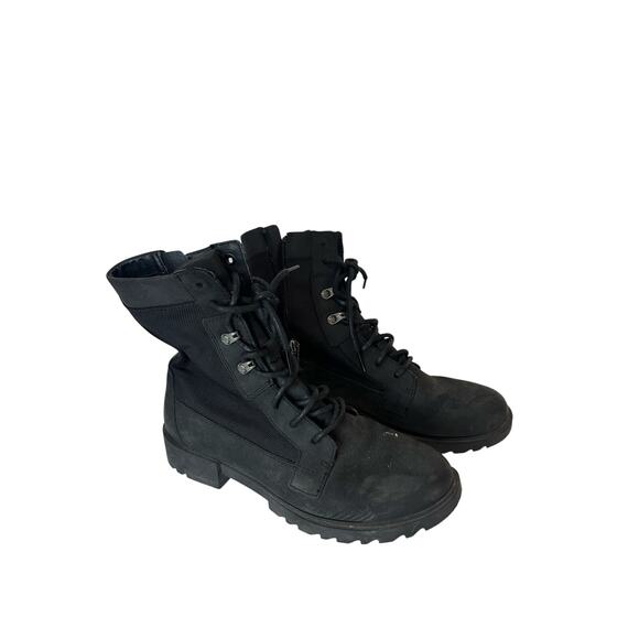 Sorel Sz 8 Emilie II Lace Up Black Waterproof Boots Nice! - Picture 1 of 8